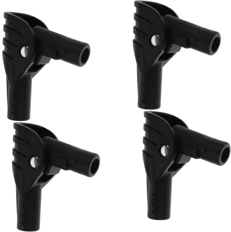 DINHEAROM 4stücke Zelt-campingteil Zeltadapter Zeltstützstangen-verbindungsstück Für Camping DIY-verbindung Für Stützstange Zeltverbindungsteile Zeltfaltverbindung rutschfeste Oberfläche FAL