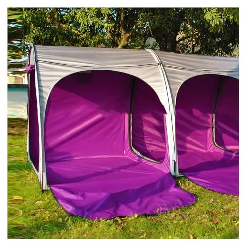 Fxiaobin Box Biciclette può Essere Giuntato Box Biciclette da Esterno con Tessuto Oxford 210D PU4000 Impermeabile Box per Moto da Esterno Box Biciclette,Purple