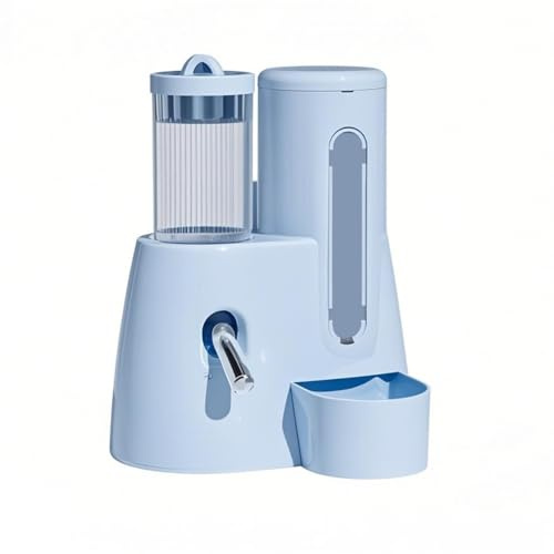 NUEAYMS Comedero De Animal PEQUEÑO Doble Cámara Y Botella Agua Construcción Base Estable para Ambiente Jaula Distribuidor Automático Alimentos