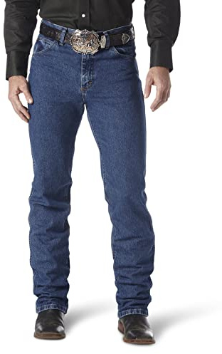 Wrangler Jeans för herr i premiumkvalitet med cowboysnitt och smal passform