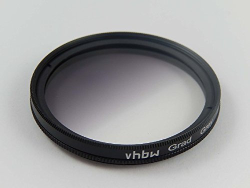 vhbw Filtre gradué de Couleur Universel Compatible avec Les objectifs de 52mm - Filtre dégradé Gris