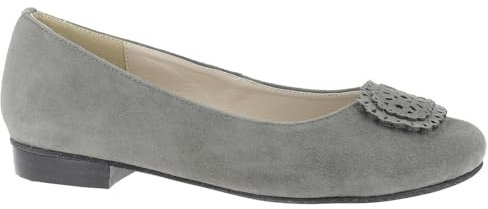 Hirschkogel Damen 3000024 Ballerinas, anthrazit, 39 EU