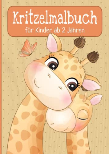 Das große Kritzelmalbuch für Kinder ab 2 Jahren: Mein erstes großes Malbuch mit 50 tollen Motiven zum Ausmalen und Kritzeln für Mädchen und Jungen im frühen Kindesalter