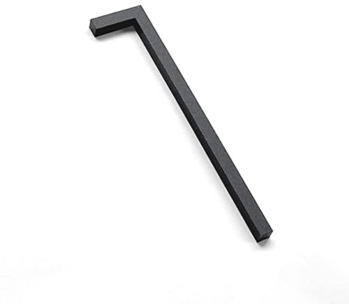 Zayookey Numero Civico Nero 4 Pollici (10 cm) Acrilico Moderna Numero di Casa di Cassetta Postale di Autoadesivo Porta Numeri 3D Address House Numbers (Door Number 7)