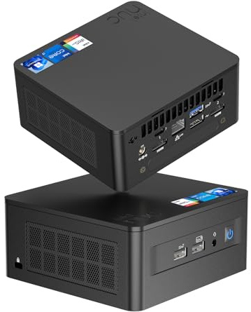 Intel NUC 13 PRO NUC13ANHi7 Arena Canyon, 0 GB di RAM 0 GB SSD SENZA sistema operativo, mini computer desktop Core i7-1360P, 8K/4K UHD, Gigabit Ethernet/WiFi-6/VESA per Barebone aziendali/ufficio/casa