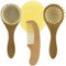 Toyvian 1set Hair Brush and Comb Silicone Bath Shower Kit Soft Scalp Brush Bath for Healthy Hair Growth Shower