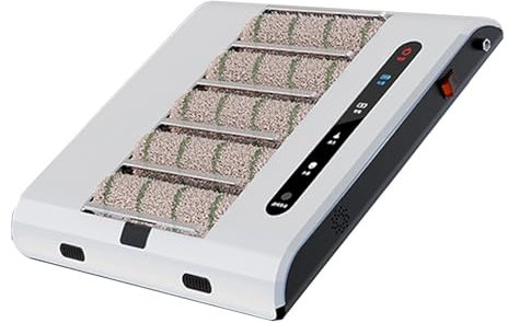 Machine de nettoyage de semelles, cireuse à induction entièrement automatique et rechargeable, brosse à chaussures rechargeable à 260 tr/min, aspiration rapide en 5 secondes, for la maison et le burea