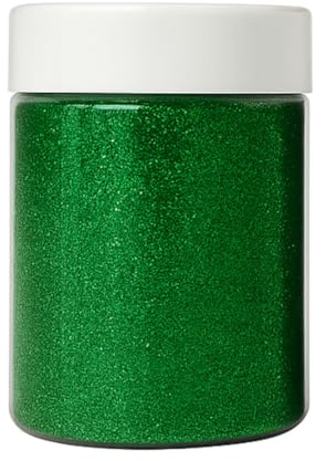 Springboard 100g Green Craft Glitter Shaker Pot, Bright Decorative Glitter for Kids Slime, Resin, DIY Cards & EYFS