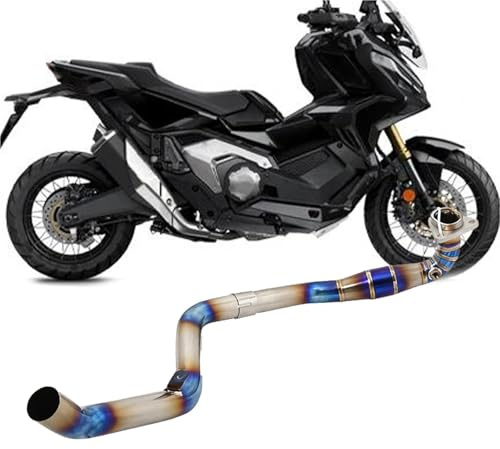 Pieza de Escape Silenciador De Enlace Tubo Escape Delantero Aleación Titanio para Motocicleta para Honda XADV750 X-ADV750 ADV 750