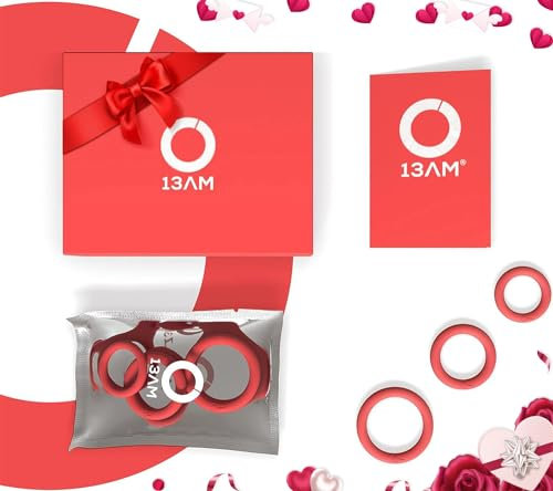 13AM Lot de 3 Anneaux de Pénis Souple en Silicone pour Augmenter la Performance - Anneau Pénien Retardateur - Anneau Penien – Anneau Homme Pour Érection Longue et Dure Anneaux De Pénis & Testicules