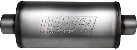 Flowmaster 74151 FlowFX Muffler 3.5 Center Inlet/Outlet - Moderate Sound 409 Stainless Steel