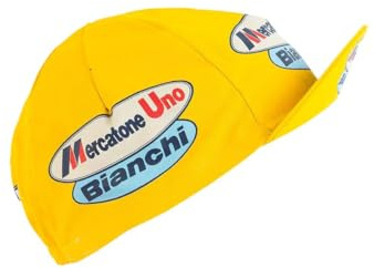 Retro Vintage Team Cycling Caps - Anti Sweat Caps | for Stand-Alone or Under Helmet | L’Eroica, Giro D’Italia Style Bicycle Cap | Team Jersey Caps, Outdoor Caps | Cycling Gift for Men, Made in Italy