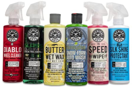 Chemical Guys HOL126REF Arsenal Builder Car Wash Foam Blaster Car Care Cleaning Chemical Refill Kit (6-16 fl oz Products) Great for Cars, Trucks, SUVs, Motorcycles, RVs, Jeeps & More