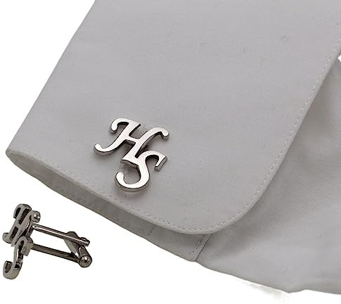 Individuelle Initialen-Manschettenknöpfe Für Männer – Personalisieren Sie Manschettenknöpfe Mit Buchstaben, Hochzeits-Manschettenknöpfe Mit Monogramm-Initiale Und Gravur Für Männer, Bräutiga