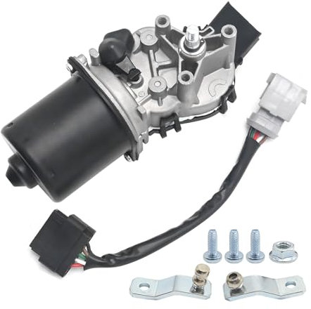 Ollanoos Front Wiper Motor 288006475R Front Windscreen Wiper Motor for Right Hand Drive RHD Vehicles Replacement for Dacia Logan 2012-2023 Replacement for Sandero 2012-2023