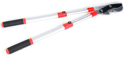 HYCHIKA Coupe Branche Telescopique 99CM, Taille Haie Manuel, Coupe de Branches, Cisaille de Jardin, Diamètre de Coupe Ø50 mm max., Lames en Acier Trempé, Coupe les Branches Sèches et Humides