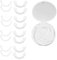 DOOCECIY 4 Pairs Dentures False Teeth with 8 Pcs Teeth Glue, Instant Clip on Veneers Top and Bottom for Men Women
