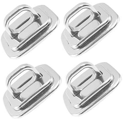 CAXUSD 4pcs Security Anchor Base Fixed Plate for Laptop Cable Security Lock Compatible Notebook and Tablet Anti-Theft Hardware for Office and Home Use
