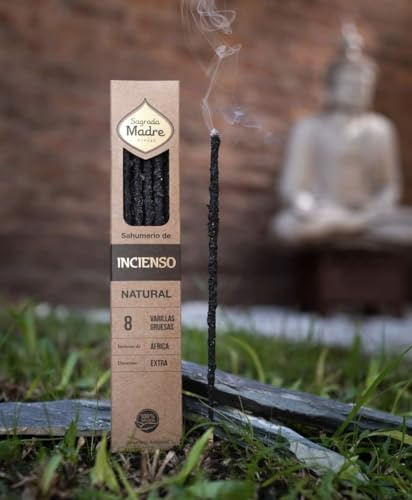 13 di Ilaria 100% naturlig och miljövänlig rökelse – 8 handgjorda pinnar – Palo Santo & örter – för rening, balans och välbefinnande