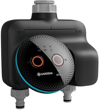 Gardena smart Dual Water Control water controls; smart: Data-driven irrigation*, Smart home integration*, For two independent garden spaces, valve technology (19034-20)