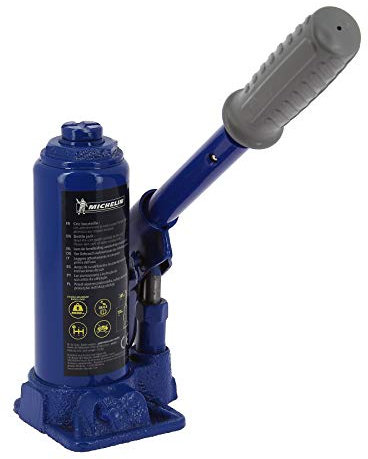 MICHELIN 009559 Cric a bottiglia idraulico da 3 tonnellate Gamma di sollevamento 195-385 mm