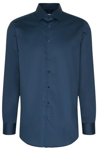 Seidensticker Herren Business Hemd - Regular Fit - Bügelleicht - Kent-Kragen - Langarm - 100% Baumwolle