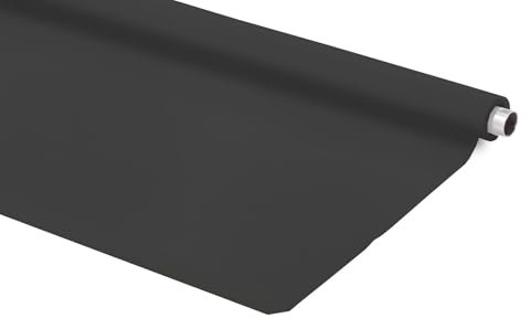 probath Tenda a rullo di ricambio per doccia, mezza cassetta, 16 motivi, 7 misure, facile da sostituire (nero, 80 x 240 cm)