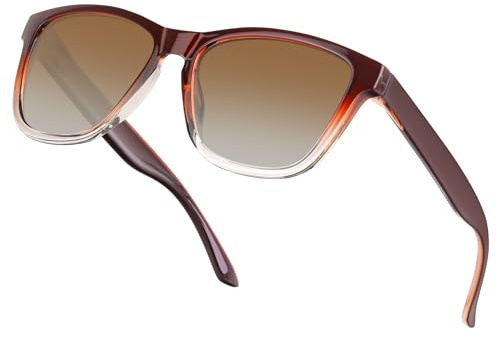 OJIRRU Gafas de Sol Mujer Polarizadas - Cuadradas Gafas de Retro Conducir Protección UV400