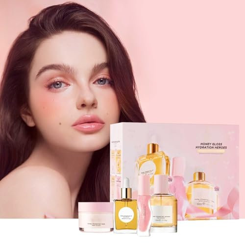 Honey Gloss Hydration Heroes Kosmetikset Haarpflege Sparset: Haarparfüm, Lippenöl, Haarmaske, Haaröl, Haarpflege & Styling Sets