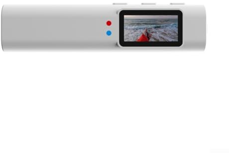 Niceminiwall 2.7K Ultra-Light Head Mounted Camera Glasses - Mini Glasses HD Camera - Compatible Action Cam - Waterproof Protection And A Wide Angle Lens for Travelers/Business(White)