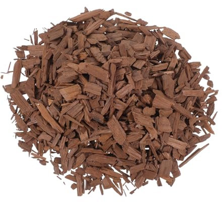 VINTORKY Französische Eichenholzchips 100g Geröstet Für Weinherstellung Und Home Brewing Mittelstark Geröstete BBQ Räucherchips Mit Dezenter Fruchtnote