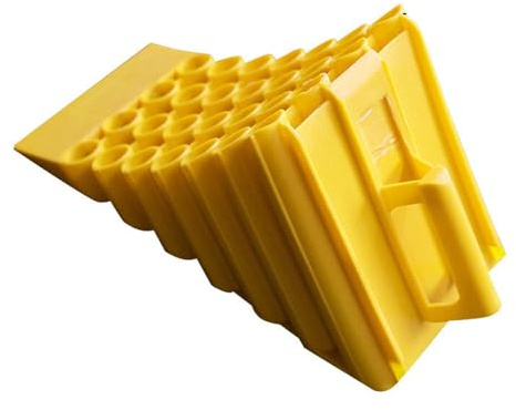 Generisch - Cuñas para ruedas, cuñas de ruedas, topes de neumáticos de remolque, resistentes para mantener los neumáticos en su lugar, tope de cuña para camiones, SUV, coches, caravanas, motores