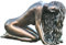Art Deco 'Suggestion' Nude Female Bronze Figure Nouveau
