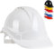 Blackrock Weißer Schutzhelm, Sicherheitshelm, für BAU, Herren Damen Unisex, Arbeitshüte, Bauarbeiter, Einheitsgröße, verstellbares Kopfband, HDPE Schutz, UK/EU 2016/425 EN937:2012+A1:2012