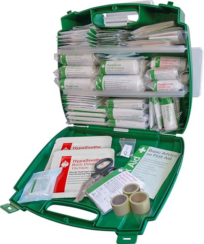 Safety First Aid Group Evolution Plus Workplace First Aid Kit BS 8599 Compliant, Large