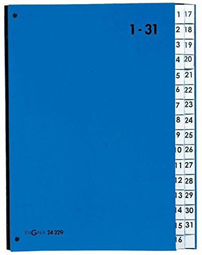 Pultordner 1-31 blau PAGNA 24329-02 Color 32 tlg.