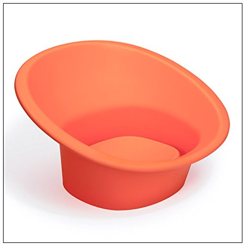 OFFI & Co. Teenager Molded Stacking Chair Orange