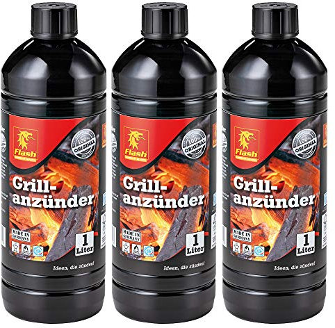 Boomex Flash Líquidos Encendedores Enceradas de Fuego BBQ Barbacoa Parrilla selección, Número:3 L