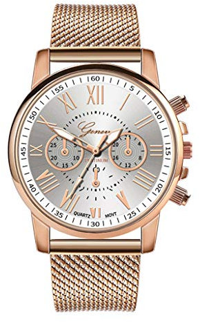 Armbanduhr Damen Uhren Schmuck Quarzuhr Analog Edelstahlarmband Muttertagsgeschenk Geburtstagsgeschenk Luxus Quarz Sport Edelstahl Zifferblatt Kunstlederband Armbanduhr