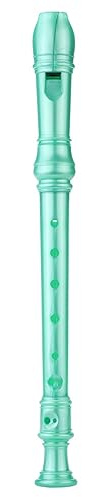 Färgglad 8-håls Sopran Descant Blockflöjt Flöjtinstrument Nybörjare nybörjare sopran blockflöjt (Color : Green)