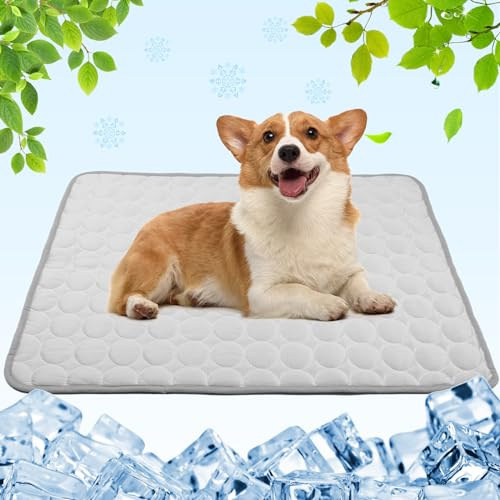 Tappetino Refrigerante per Cani Gatti, Tappeto Refrigerante per Cani Tappetini Refrigeranti Cuccia Cane Estiva Cuscino per Cani Tappeto Rinfrescante Gatto Materassino per Cani Coperta per Cani