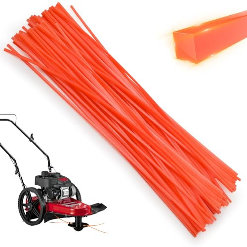 Lot de 80 fils de débroussailleuse 490-040-C035 (45,7 x 0,4 cm) compatibles avec les coupe-bordures à roulettes Cub Cadet et Remington RM2210 RM2200 25A-262J783, remplace 731-10080 743-01122