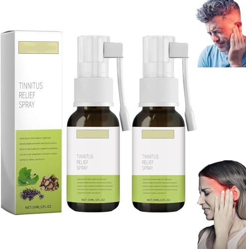 Brianelle Auridrip - Spray para alivio de tinnitus, alivio del tinnitus para zumbidos de oídos, inhalador de tinnitus, Echo Ease Tinnitus, spray de limpieza de cerumen, mejora eficazmente la audición