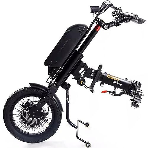 Elektrisk rullstol handcykelfäste 600 W med 12-tums hjul, 36 V 20 Ah batteri, 45 km kryssningsintervall, 3-växlad LCD-skärm och framljus