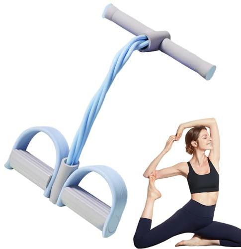 Extracteur d'étrier pour femme, bandes d'exercice avec poignées pour femme, sangle d'extraction à 4 tubes, appareil d'entraînement portable pour l'entraînement des bras, des jambes, des femmes, des