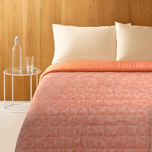 KASANOVA Trapuntino matrimoniale 250x260 decori arancio