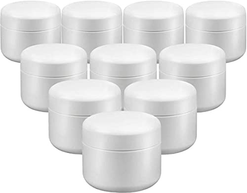 10 Pots vide de 15 ml avec opercule pour transvaser gels et résines