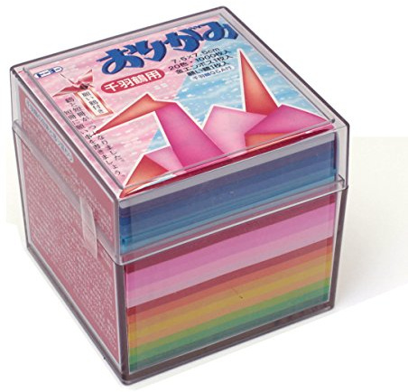 Toyo Carta per Origami 7.5 x 7 cm, Bianca, 1000 Fogli, Quadrata, Smooth, Origami