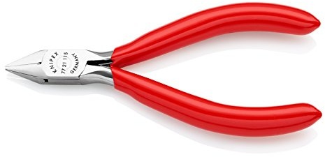 Knipex 77 21 115 Elektronik-Seitenschneider mit Kunststoff überzogen 115 mm