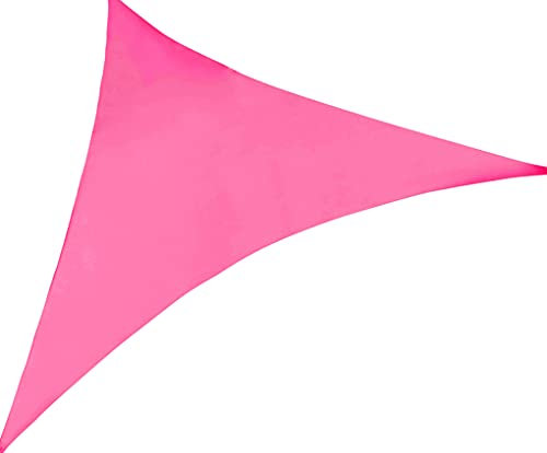Sonnensegel Dreieck in versch. Farben & Größen - Sonnenschutz Sichtschutz 5 m x 5 m x 5 m rosa